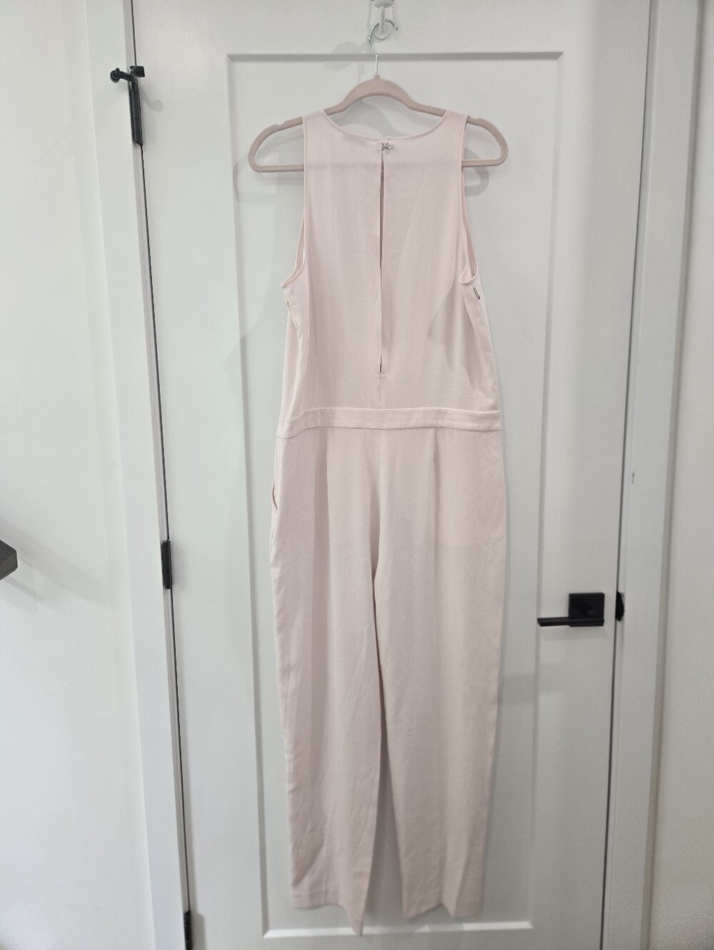 Babaton Branson Sleeveless Blush Pink Jumpsuit - Clean Minimal Design - Picture 13 of 16